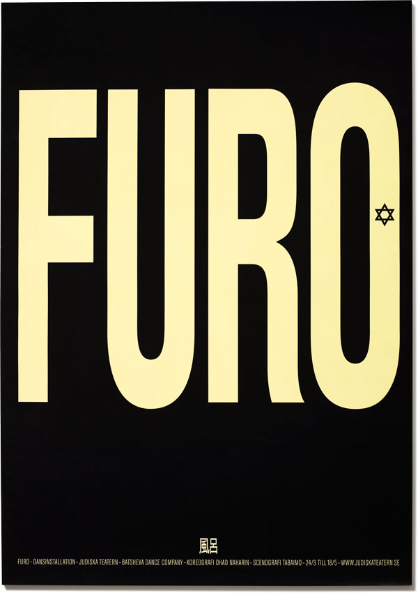  Poster for Furo — Judiska teatern, Stockholm
